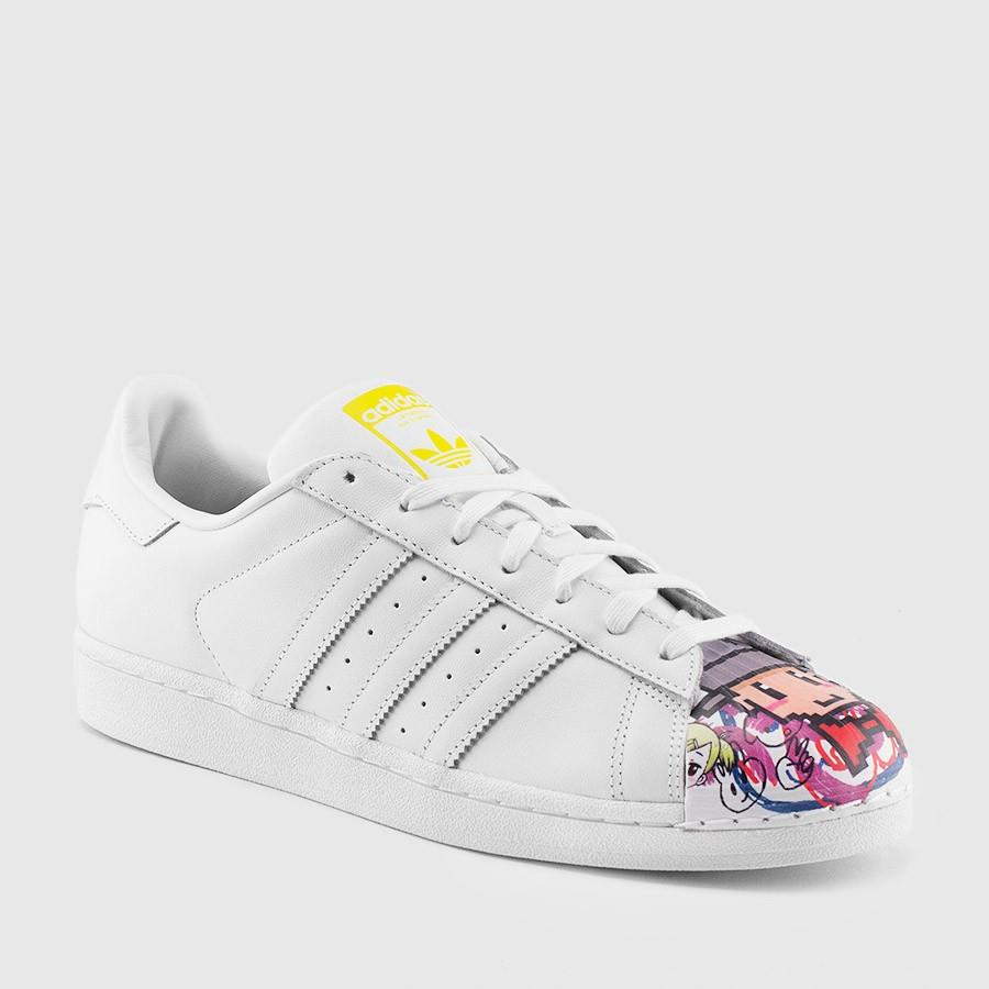 adidas mr. supershell superstar menn hvit sko Lær Virksomhet xn4t2