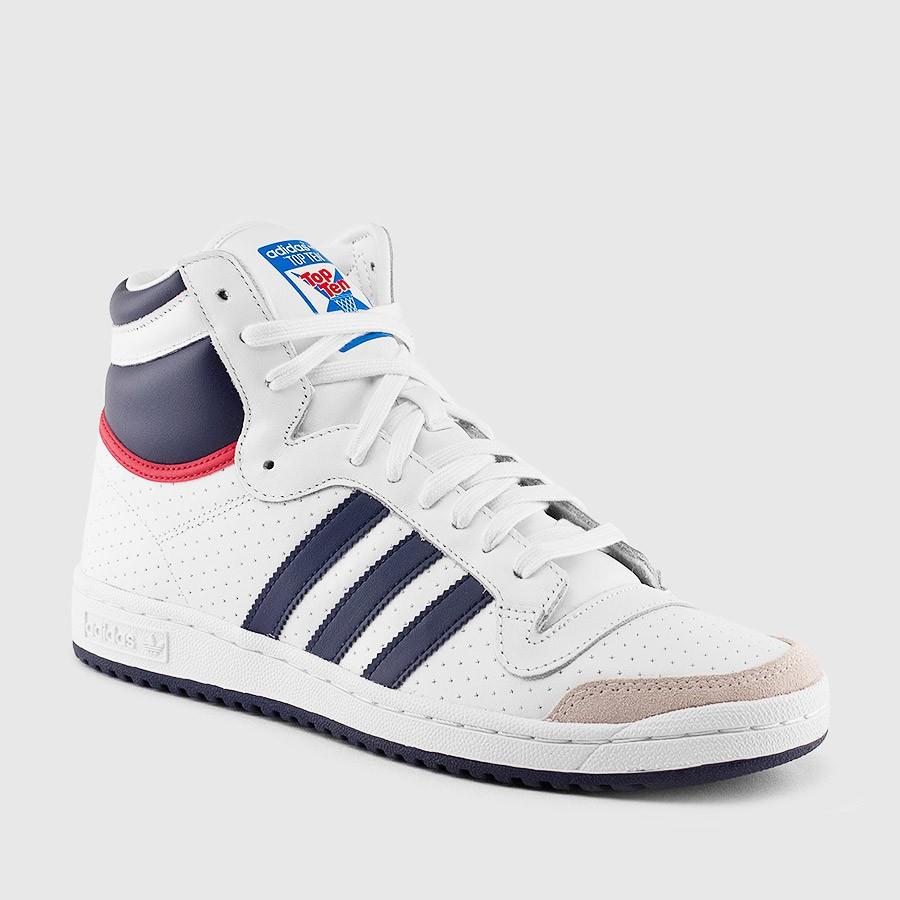 adidas top ten hi menn hvitnavyrød sko Ingen Skatt 9f7fw