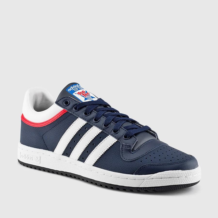 adidas top ten low menn navyhvitscarlet sko Sko Salg o0gcw