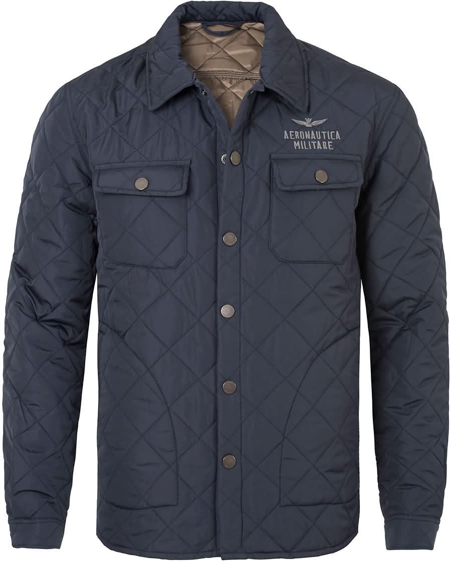 aeronautica ab1494 quilted jacket navy Perfekt q5i10