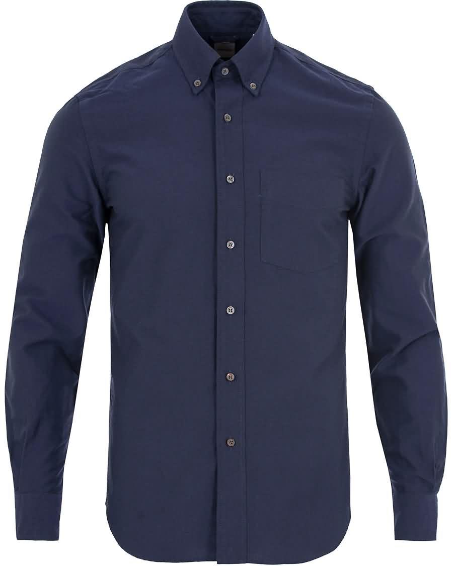 aspesi button down oxford shirt navy Hyggelig y4lhu