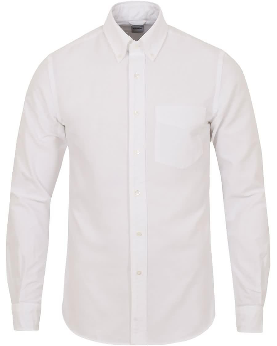 aspesi button down oxford shirt white Rabatt ef7pp