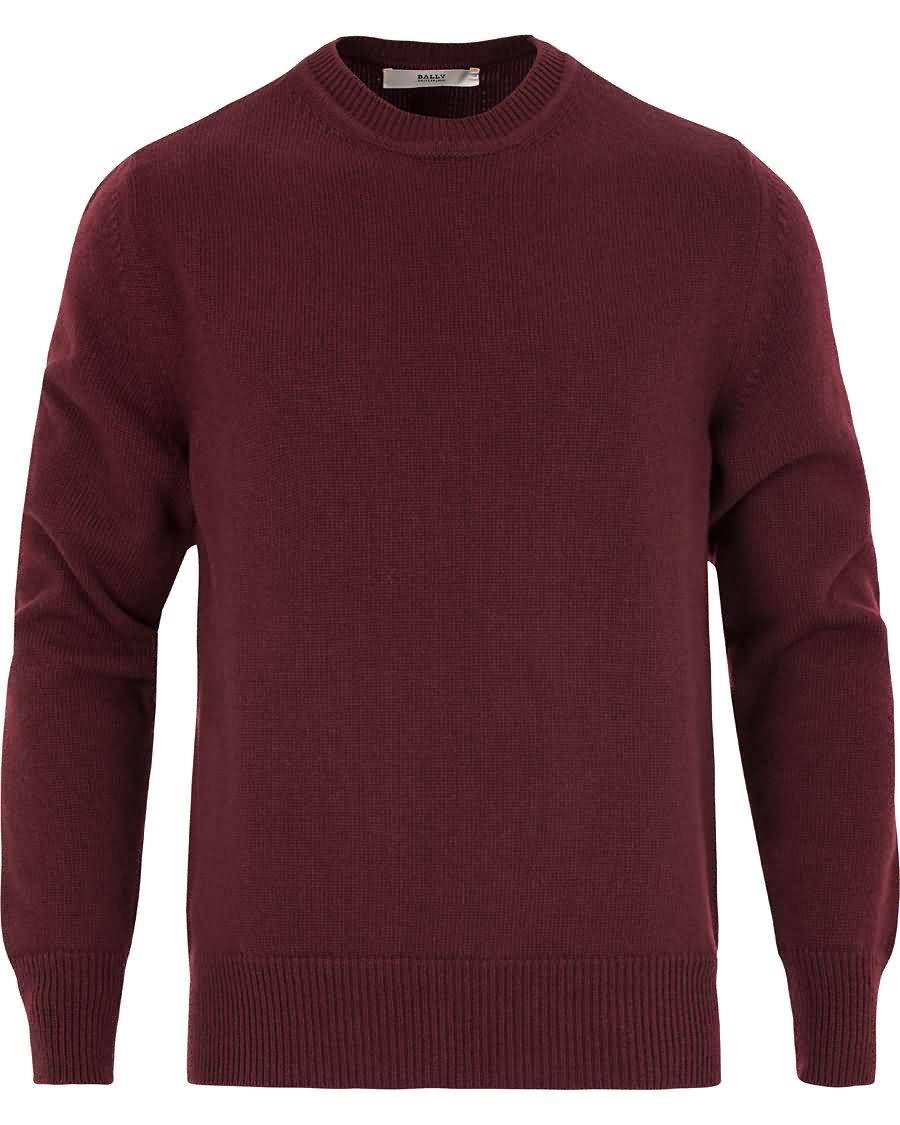 bally wool knit sweater merlot Nettbutikk jdn2e