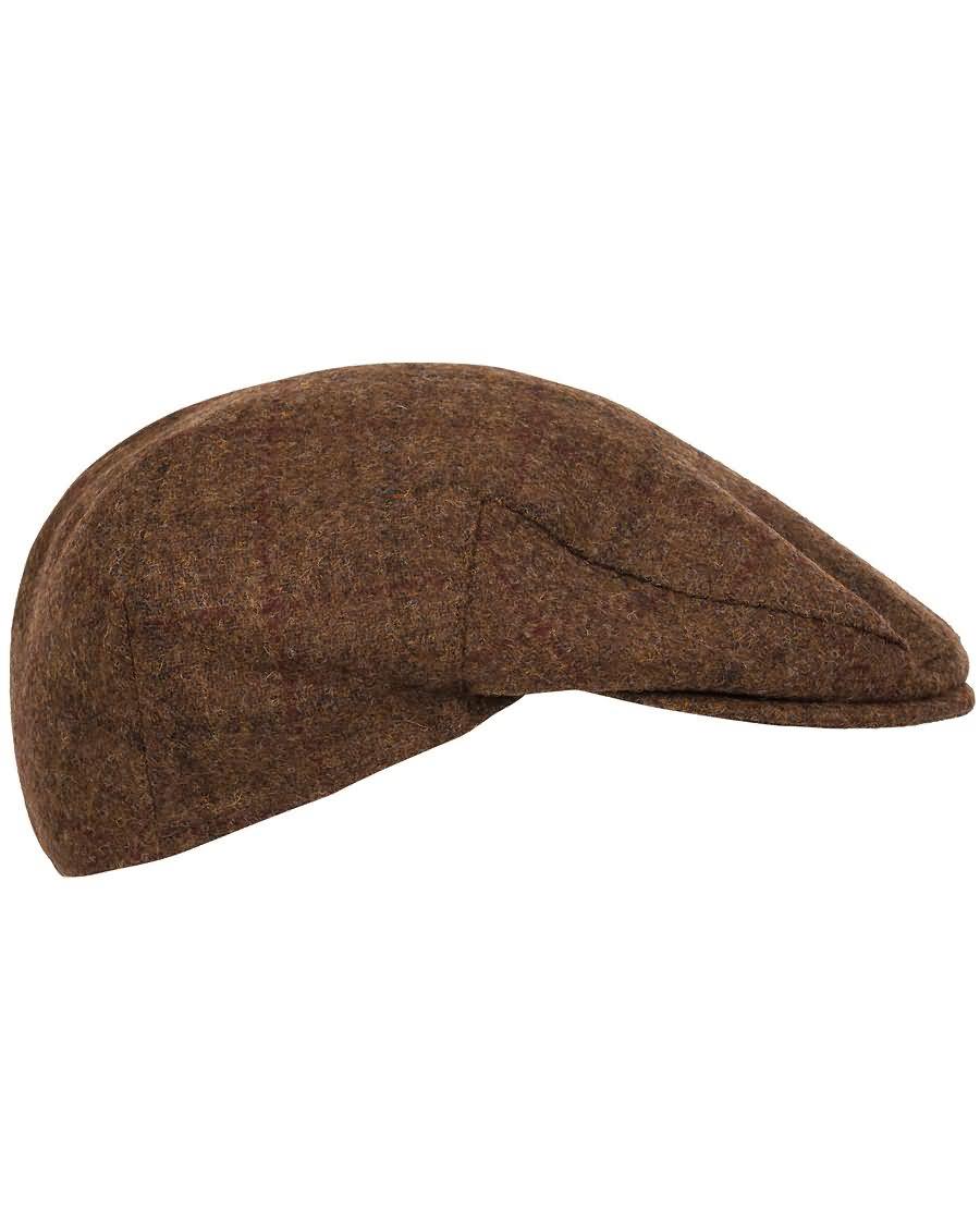 barbour lifestyle moons tweed cap brown fine overcheck vekjd