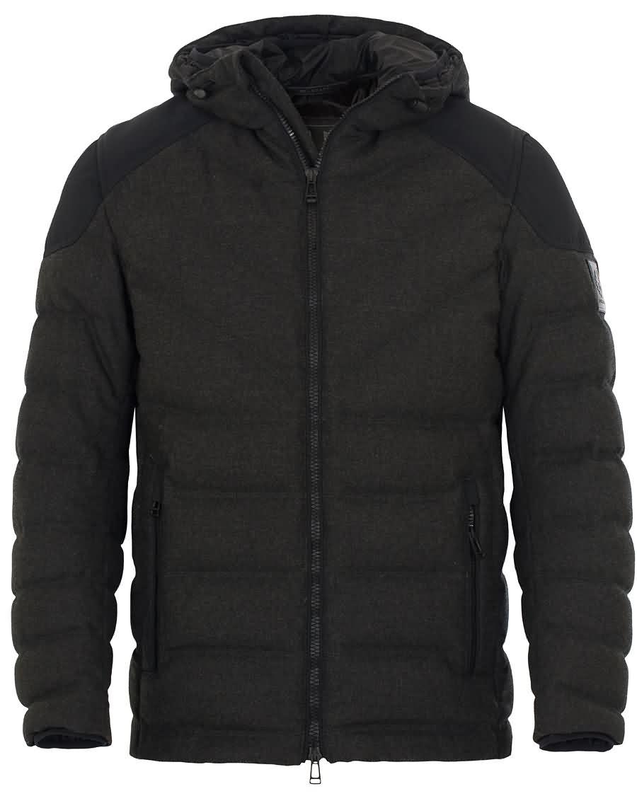 belstaff glennwood wool down jacket black Online-Shop e4259