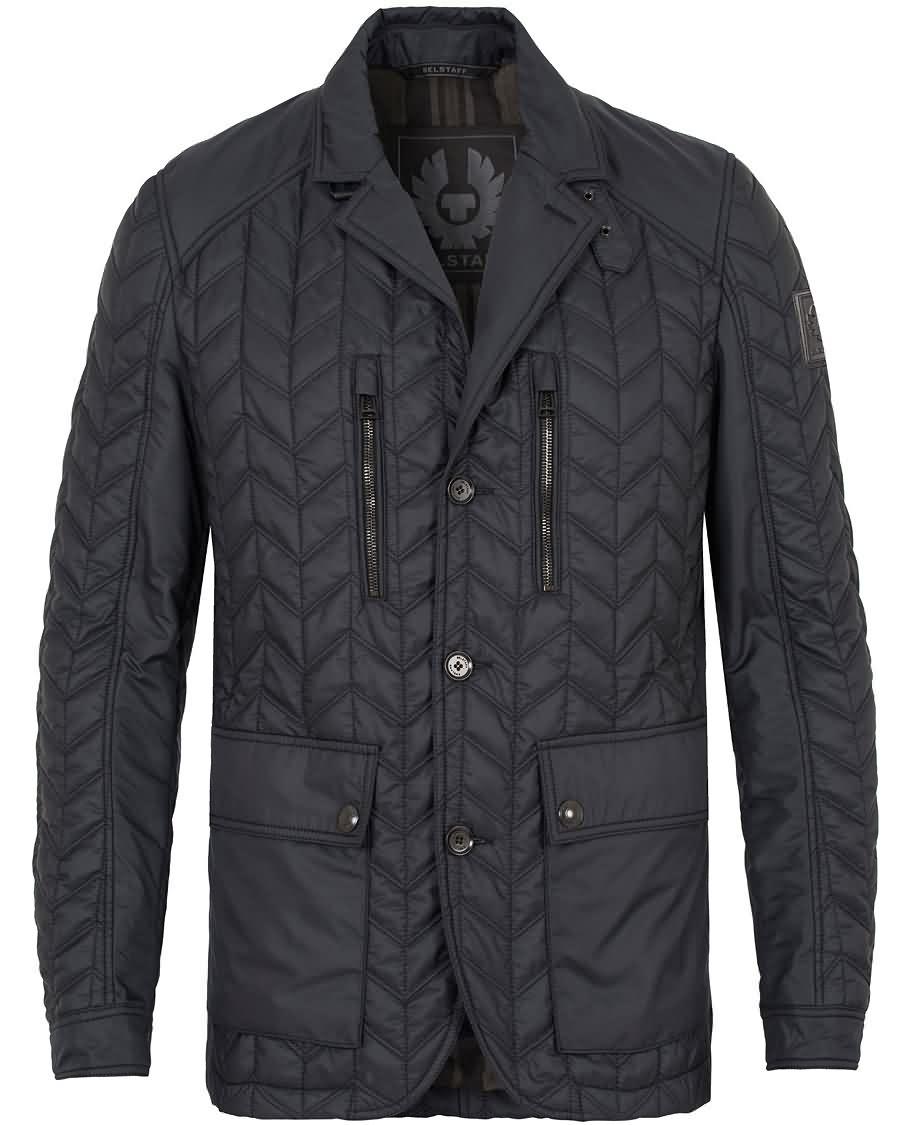 belstaff parkwood quilt blazer jacket navy Nettsted 8vtam