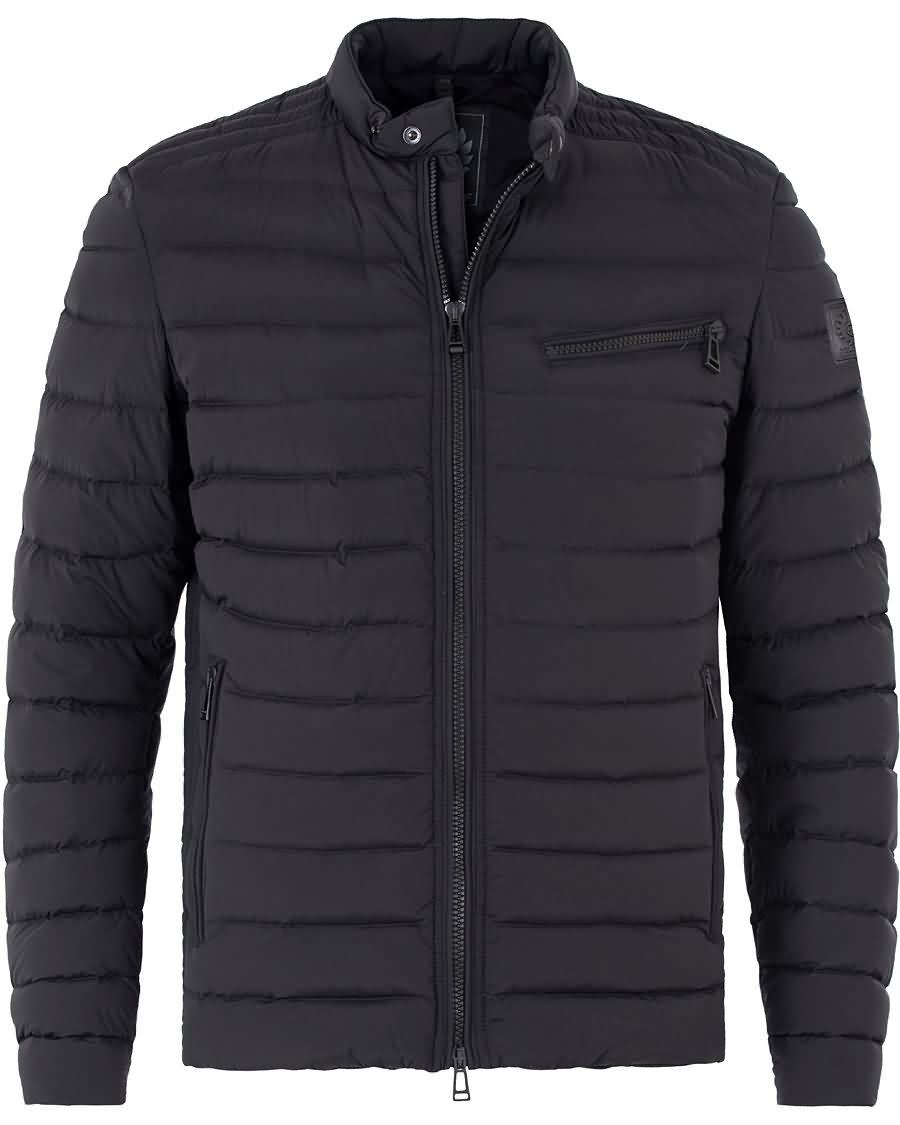 belstaff tamworth stretch down jacket black Clearance zr3ec