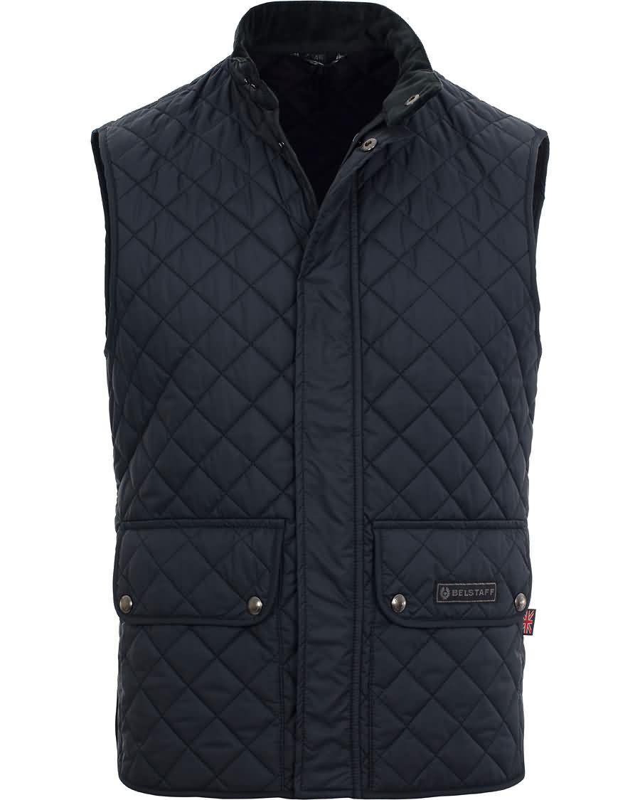 belstaff waistcoat quilted navy Engros Klær vwpn2