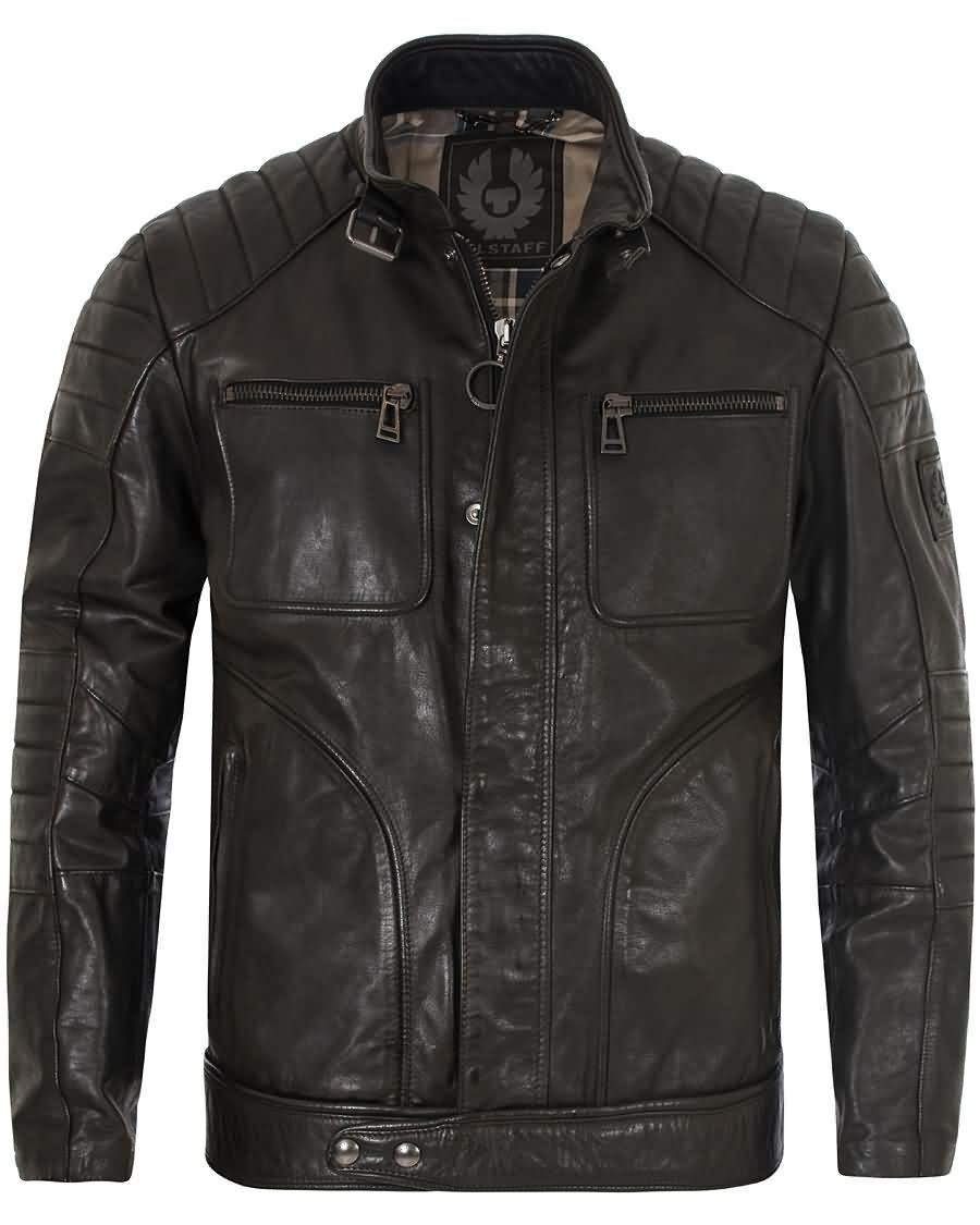 belstaff weybridge leather jacket black Orange Mot Ekte 8tvbv