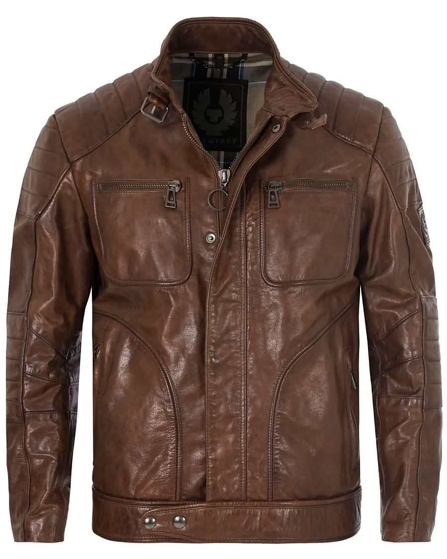 belstaff weybridge leather jacket cognac Sport Roman k885c