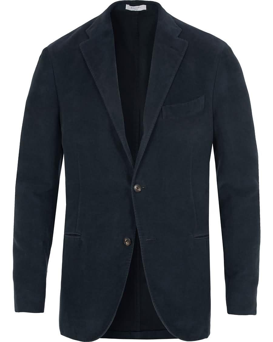 boglioli moleskin k jacket blazer dark navy Elg Billig u1fxw