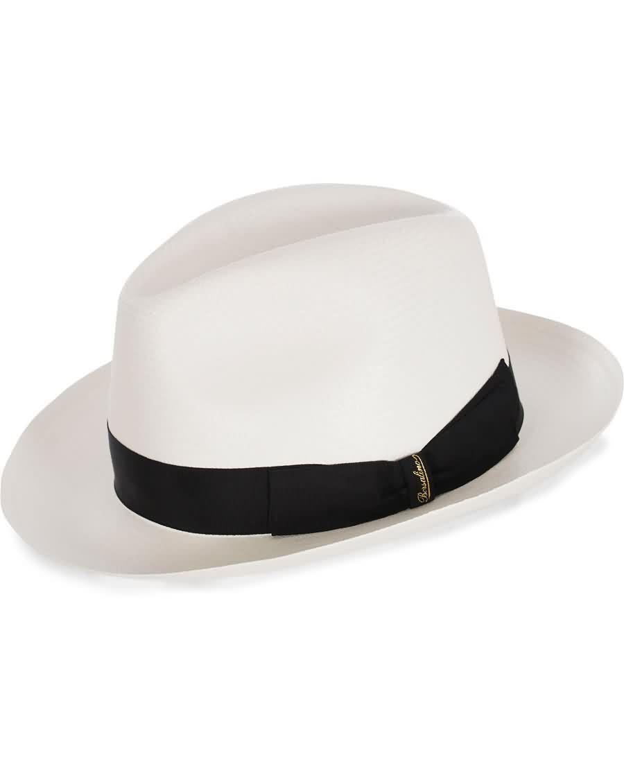 borsalino panama fine with medium brim white ws3hy