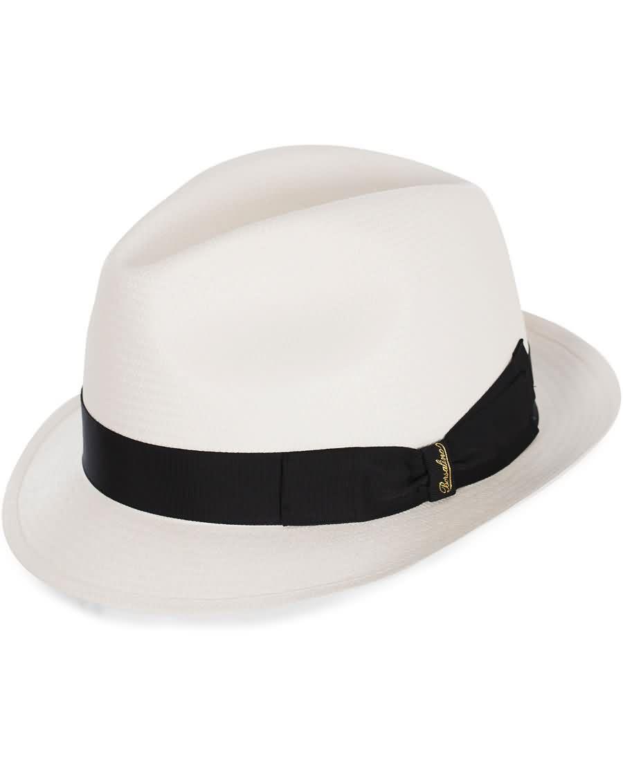 borsalino panama fine with small brim white eoyxk