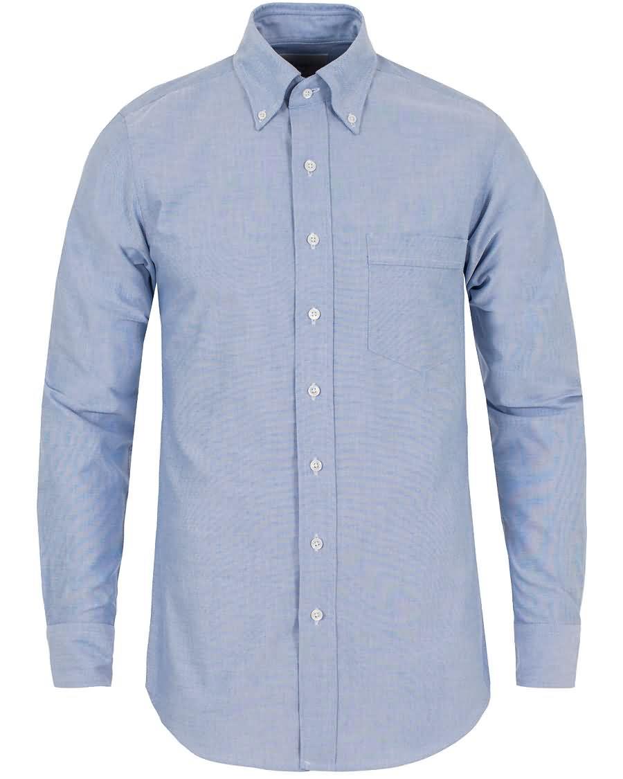 drakes slim fit oxford bd shirt blue Online Klesmerke 3om8l