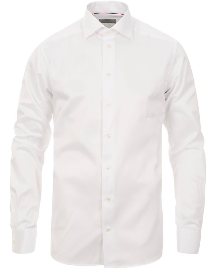 eton slim fit shirt white Undertøy Salg 2b8my