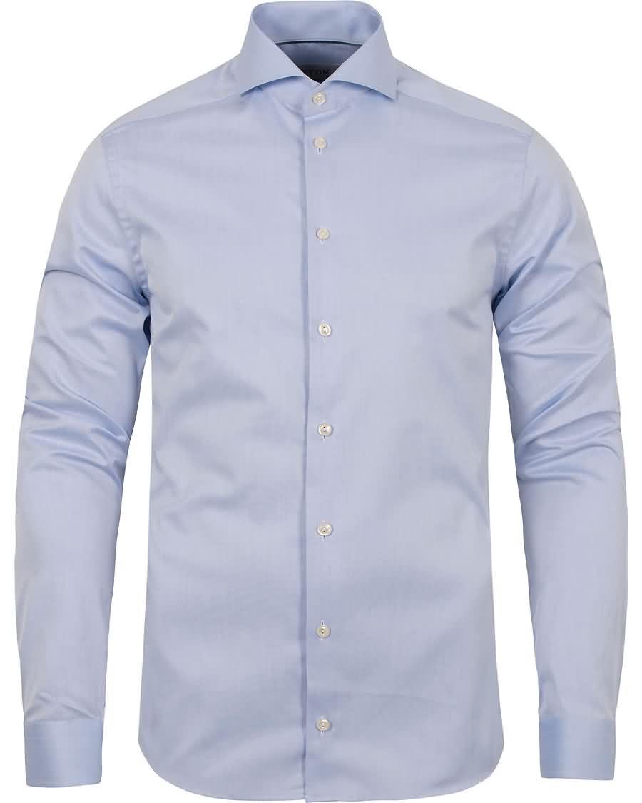 eton super slim fit shirt blue På Salgsprisen zm46u