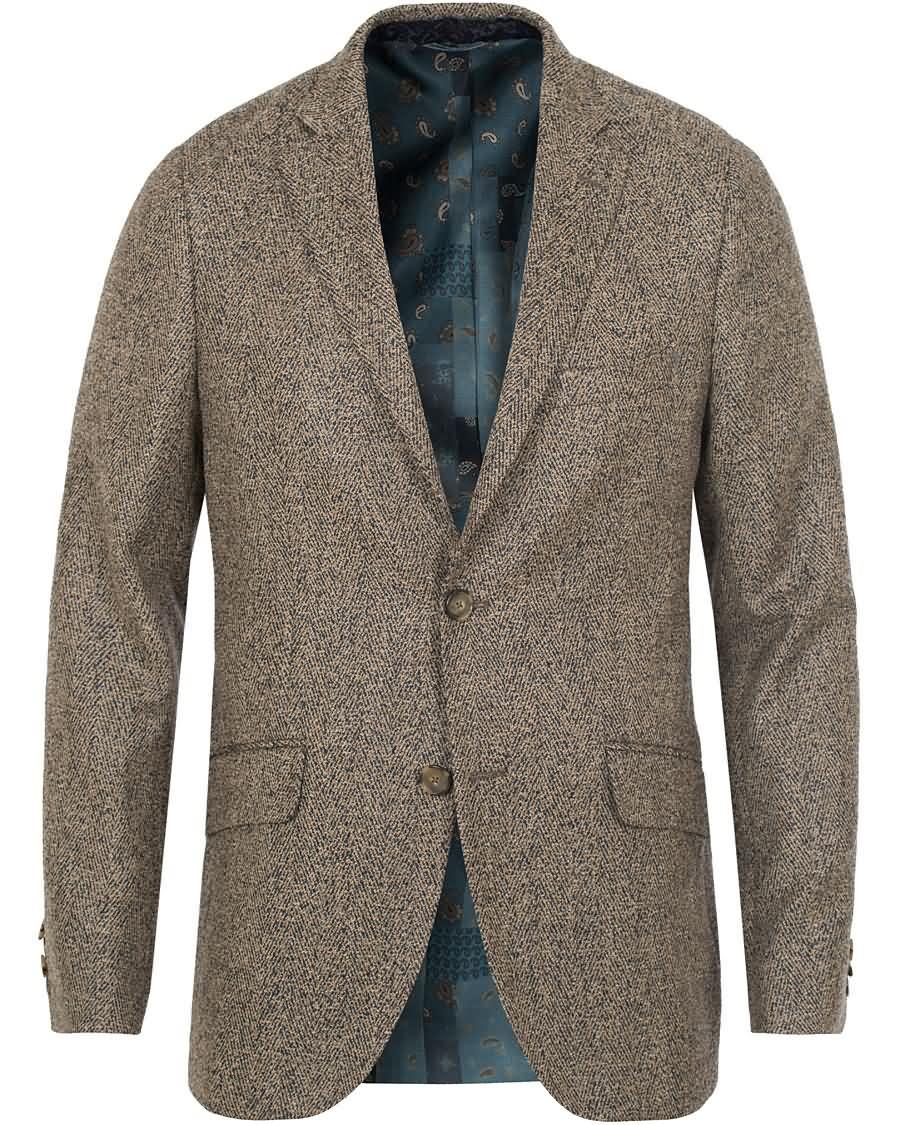 etro tweed herringbone blazer blackwhite Tynn Ingen Skatt czuel