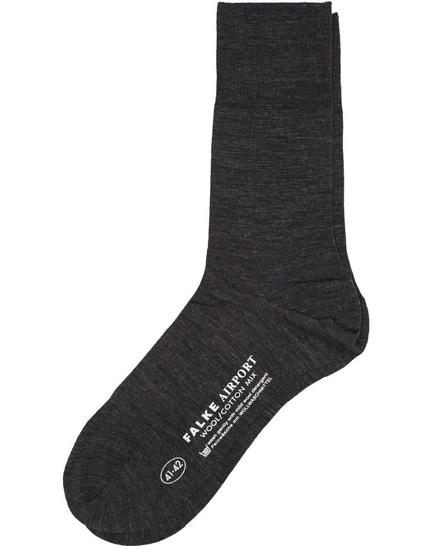 airport socks anthracite melange Atmosfære if5fd