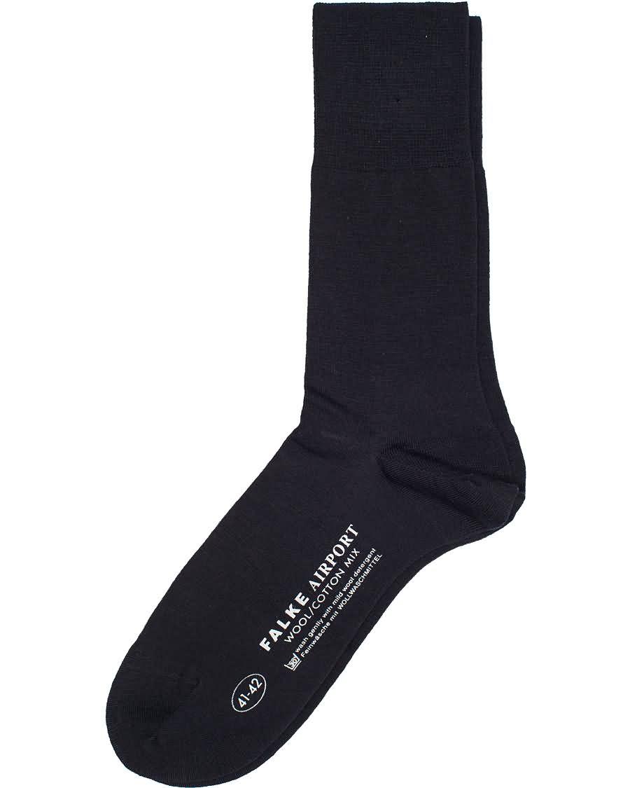 airport socks dark navy Godt Salg f9taj