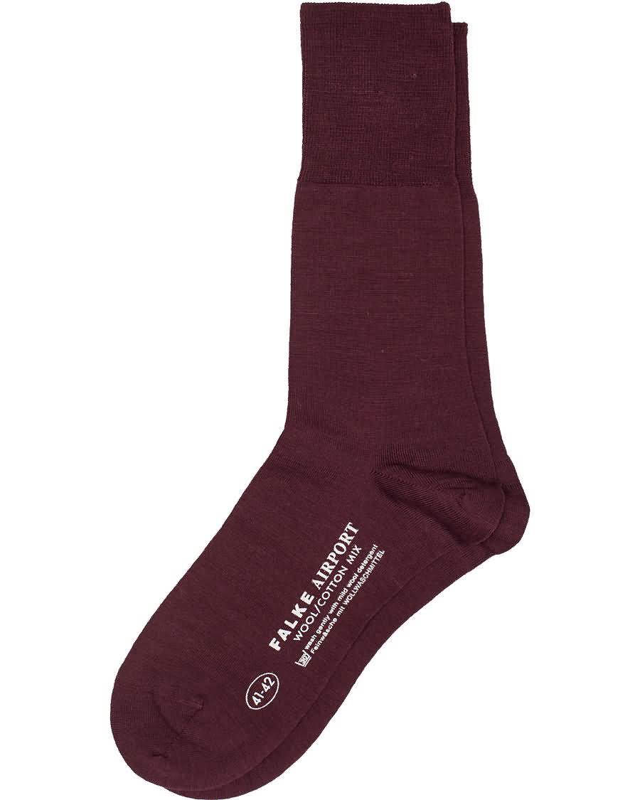 falke airport socks barolo red Moderne Klær tid28