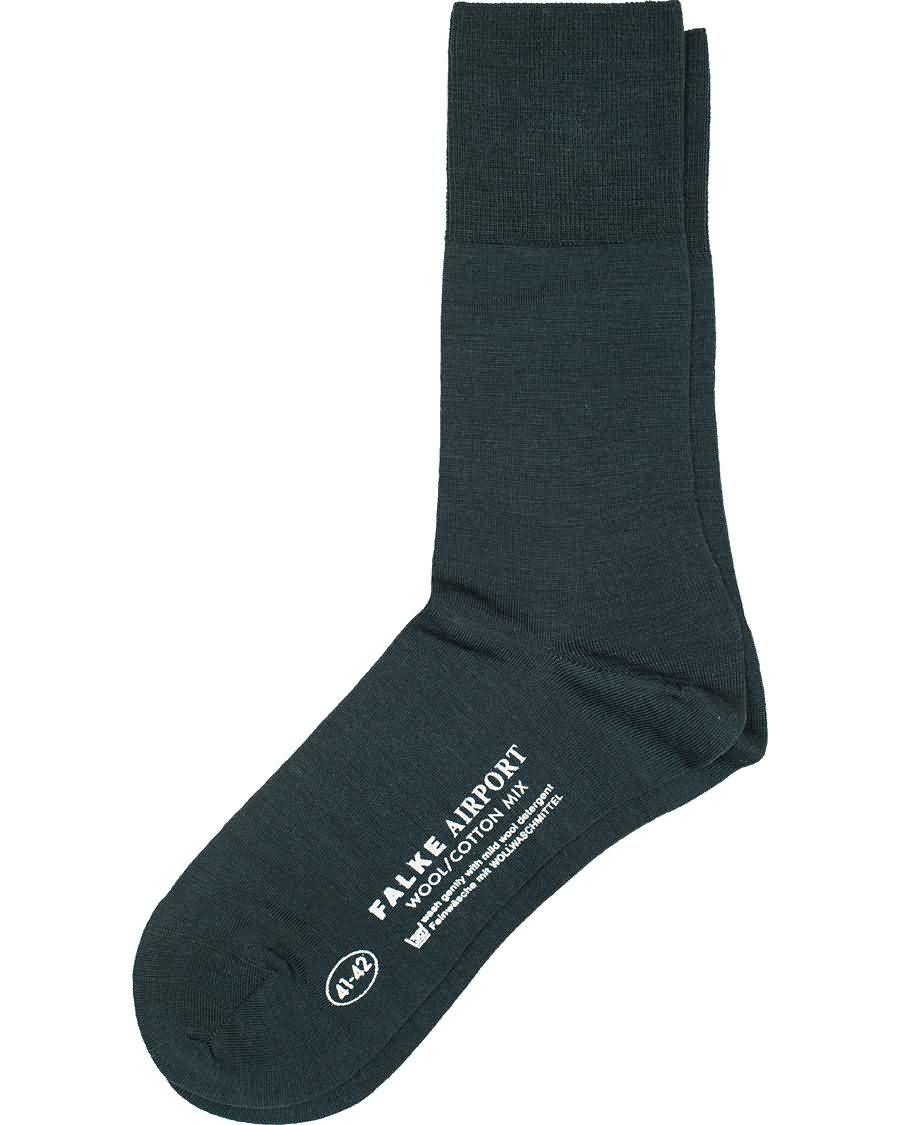 falke airport socks marble green For Salg Ekte, Ny 18b8w