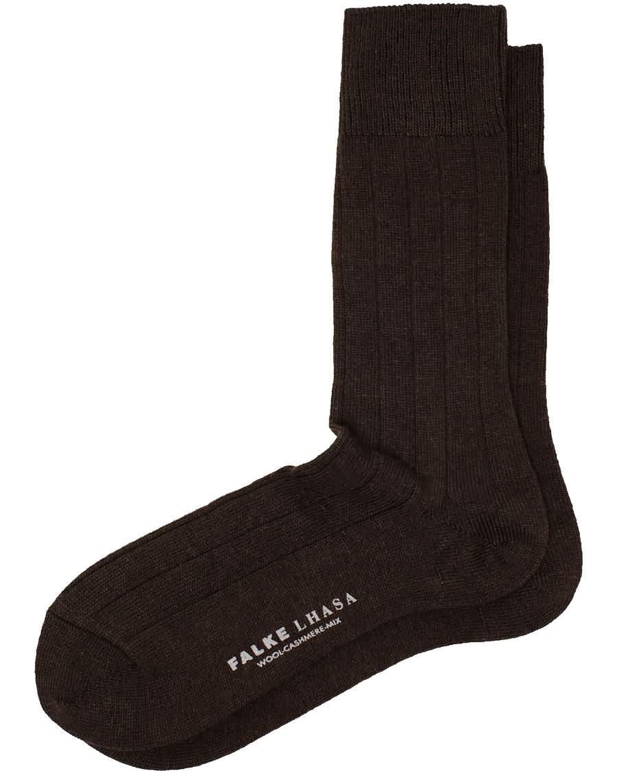 falke lhasa cashmere socks brown På Salg Salg uey9s