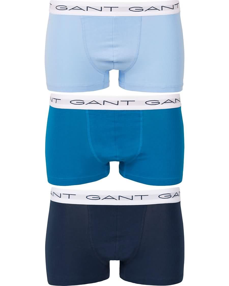 gant 3-pack trunk boxer teal blue Bestselger x1cfd