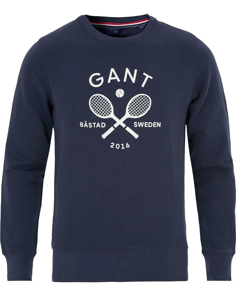 gant båstad c-neck sweat marine Nye Klær o66mh