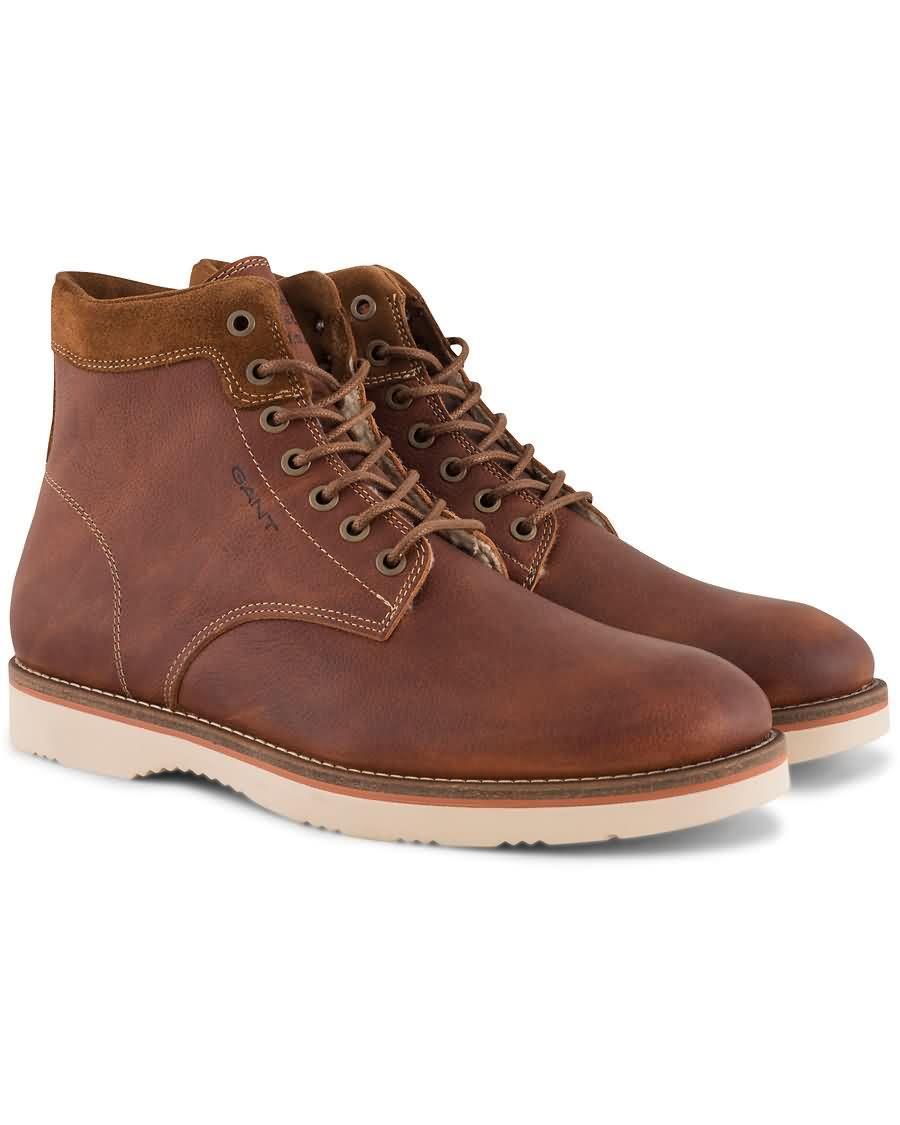 gant huck boot cognac leather På Online Sko 4mb7x