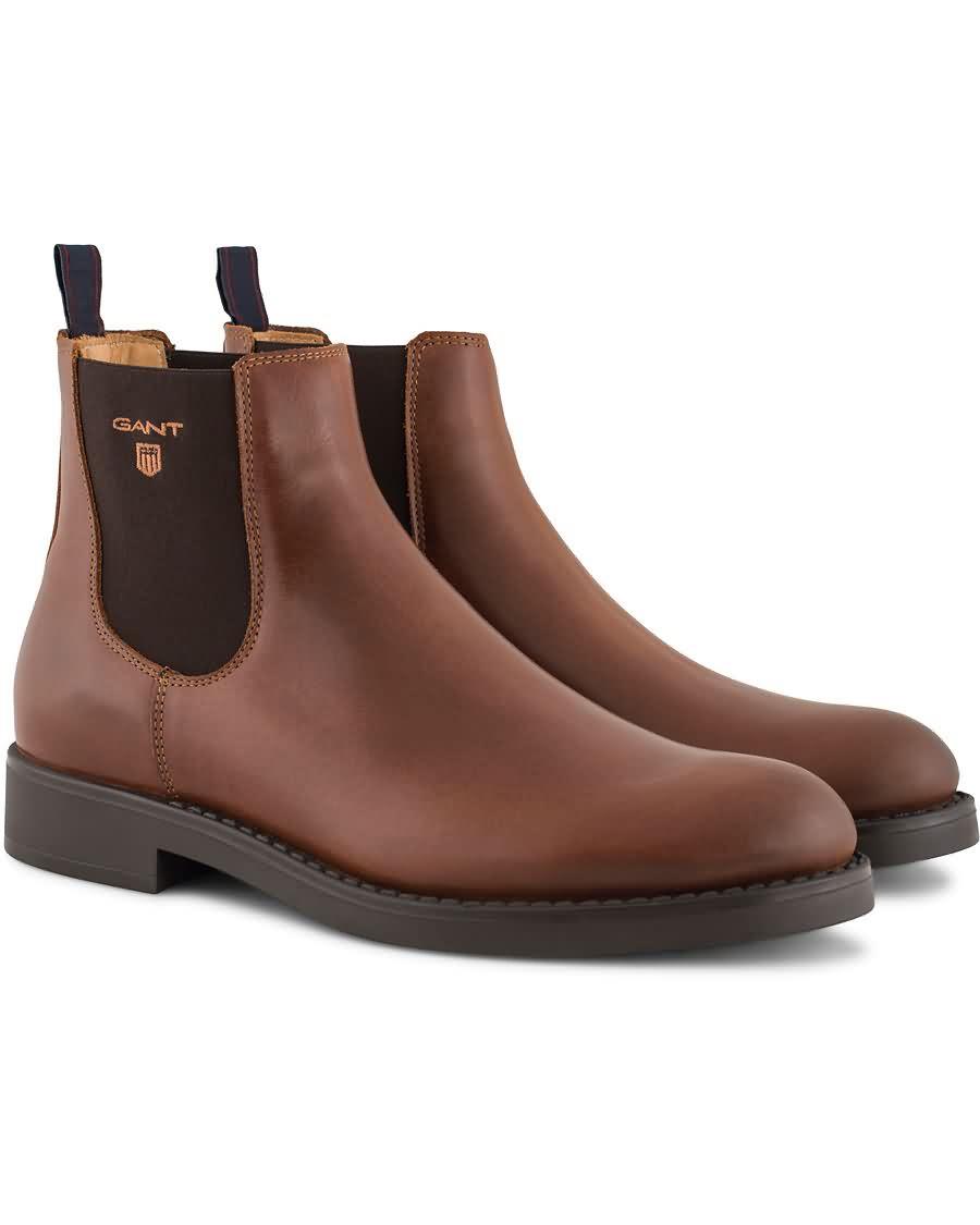 gant oscar chelsea boot calf cognac Salg For Billig u9ll8