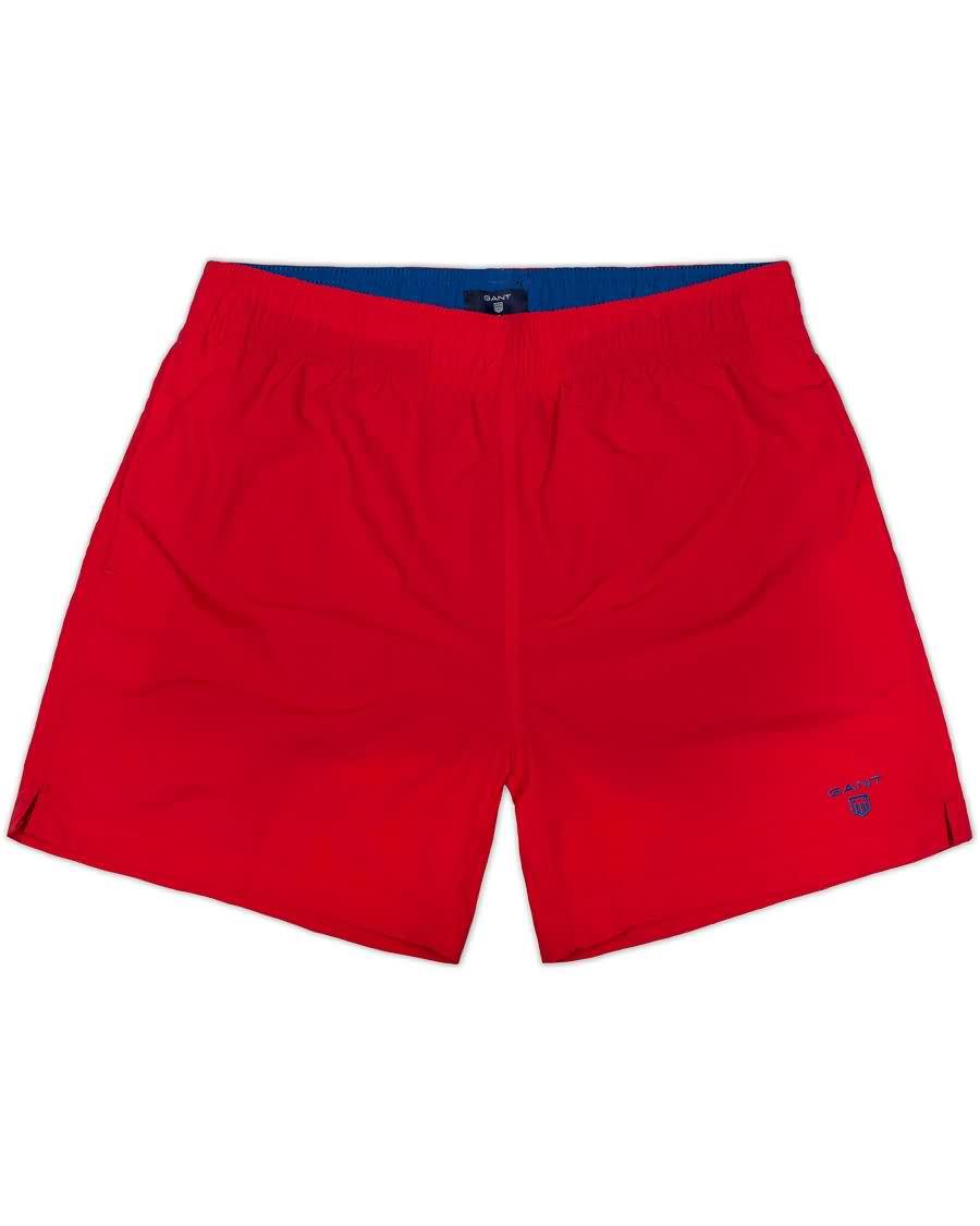 gant solid swim boxer bright red x5qgg