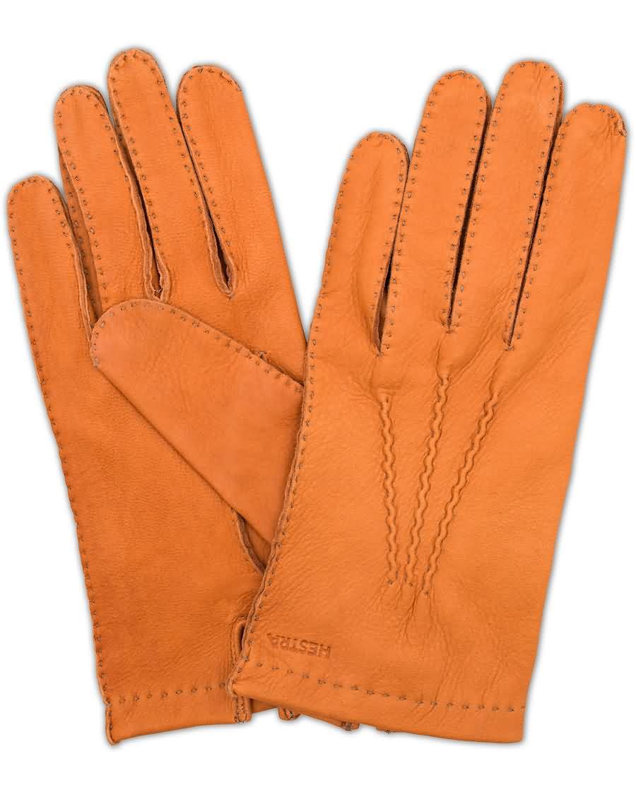 hestra henry unlined deerskin glove cognac 9fr7g