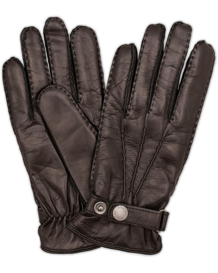 hestra jake wool lined buckle glove black q4fo1