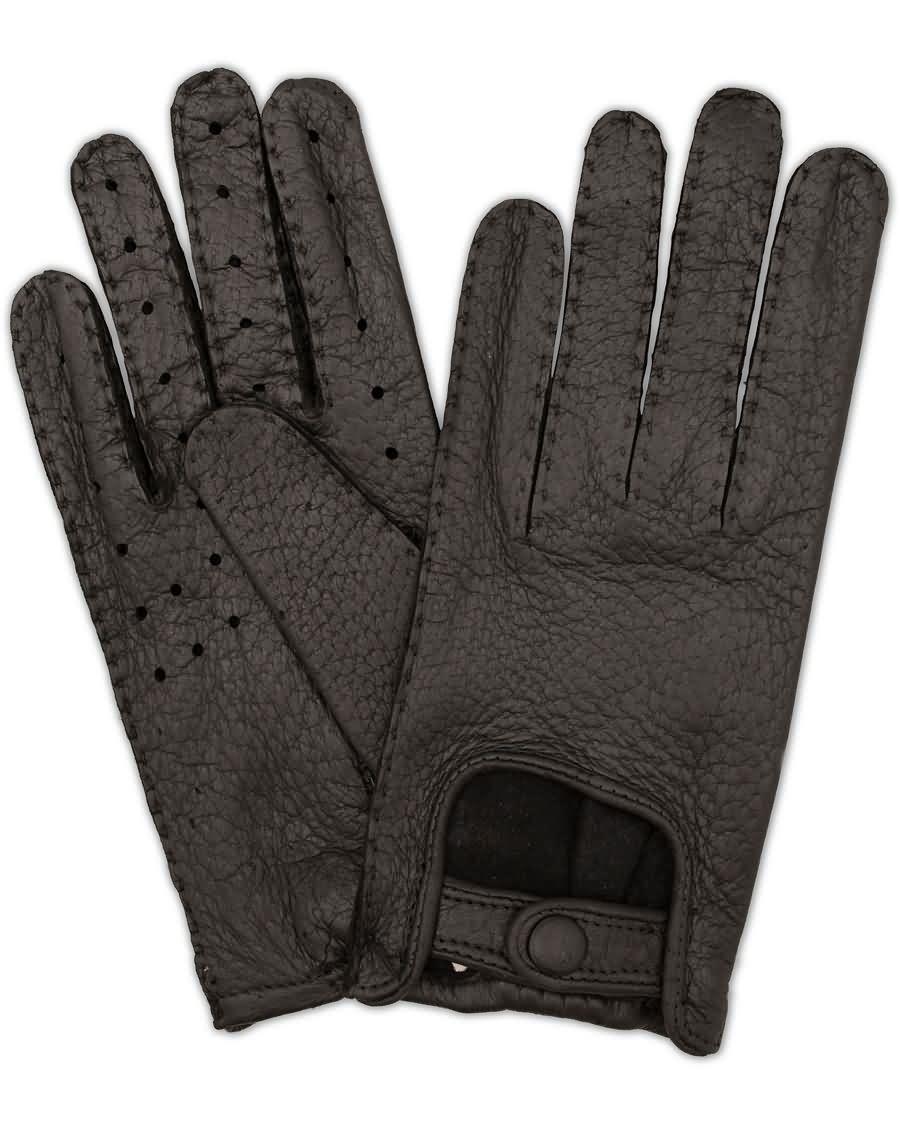 hestra peccary driving gloves black orvph