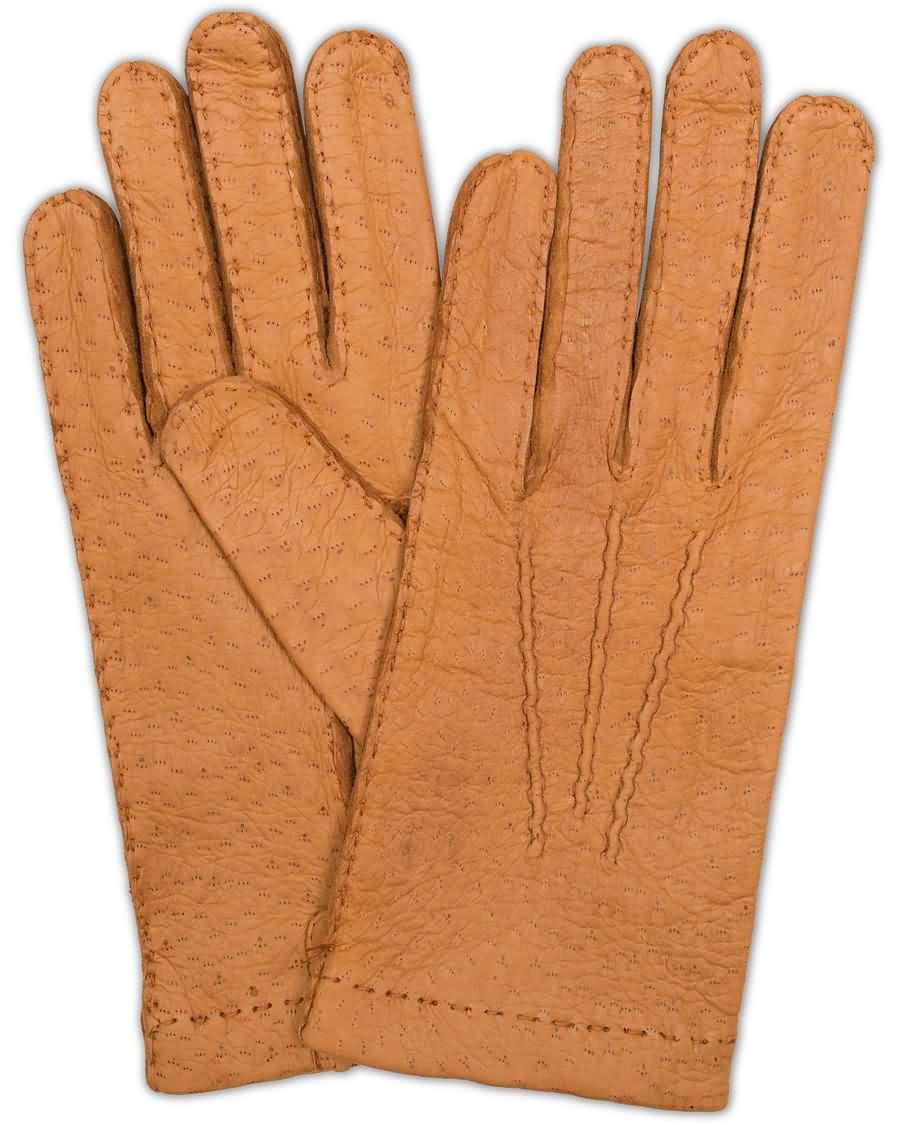 hestra peccary handsewn unlined glove cognac 148d7