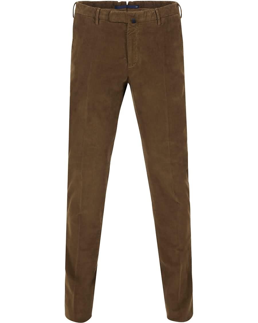 incotex garment dyed corduroy trousers brown Rimeligere jfy04