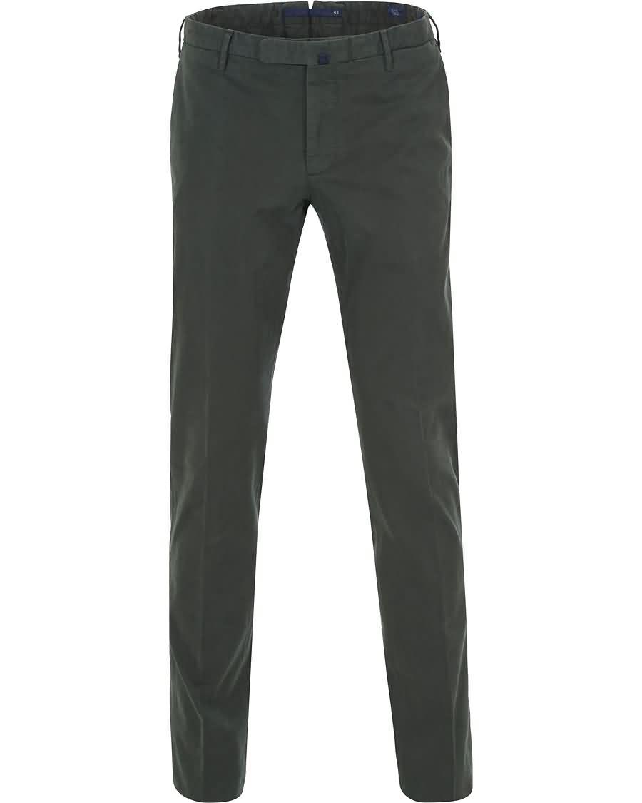 incotex slim fit comfort chino green Høy Kvalitet nocf4