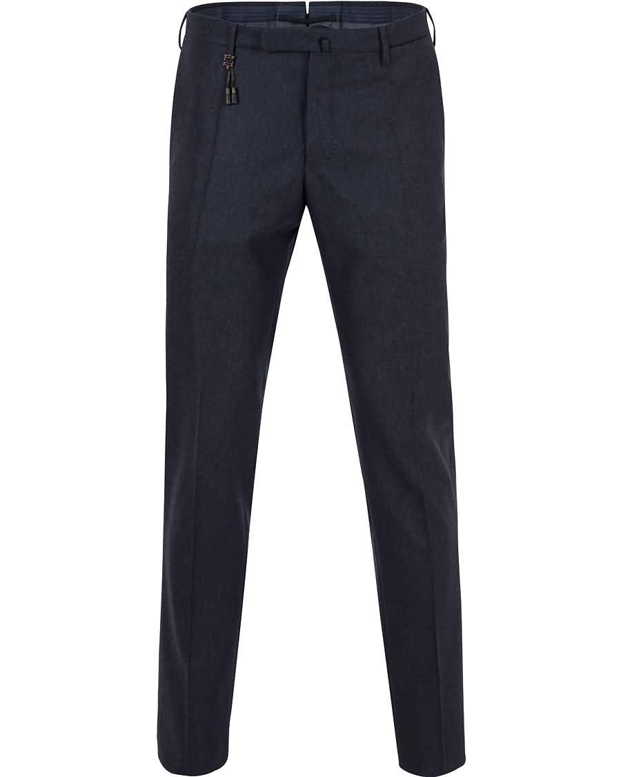 incotex super 100´s flannel trousers dark navy Klær Eller Klær h9r17