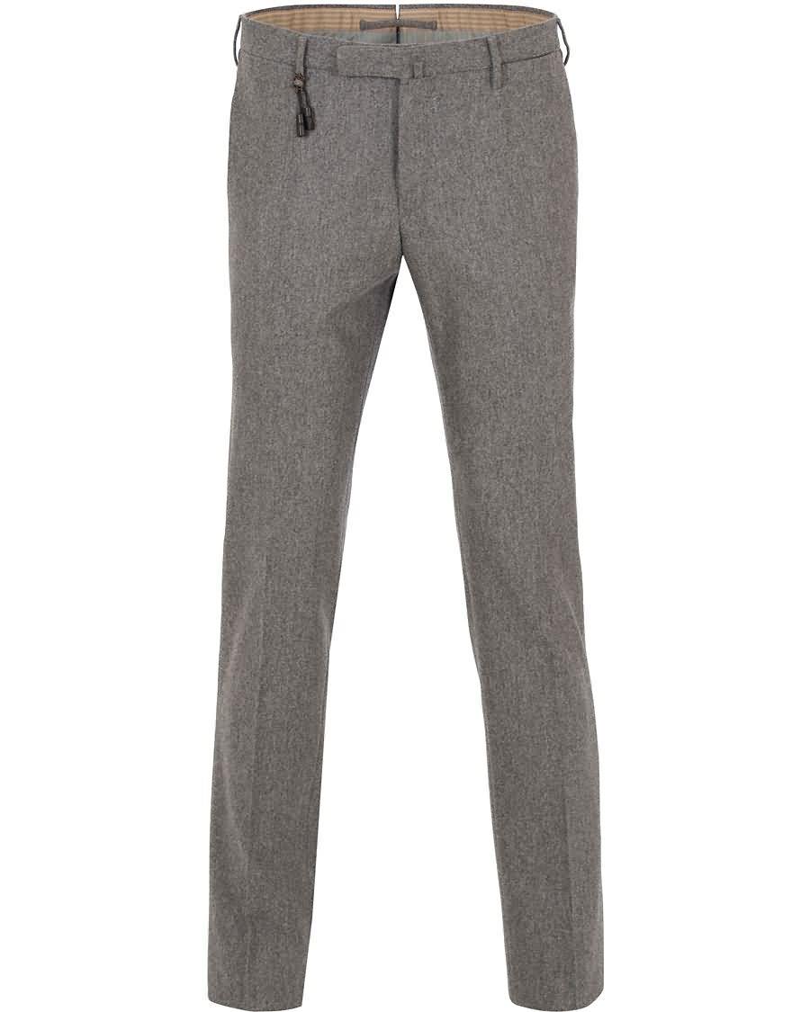 incotex super 100´s flannel trousers grey Fashion Pris xsh8b