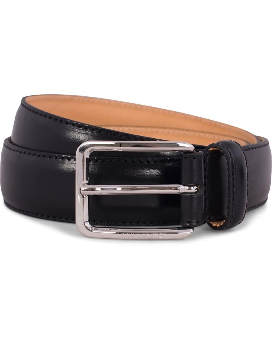 j.lindeberg s-belt 52003 cow leather 3 cm black 2q9c8