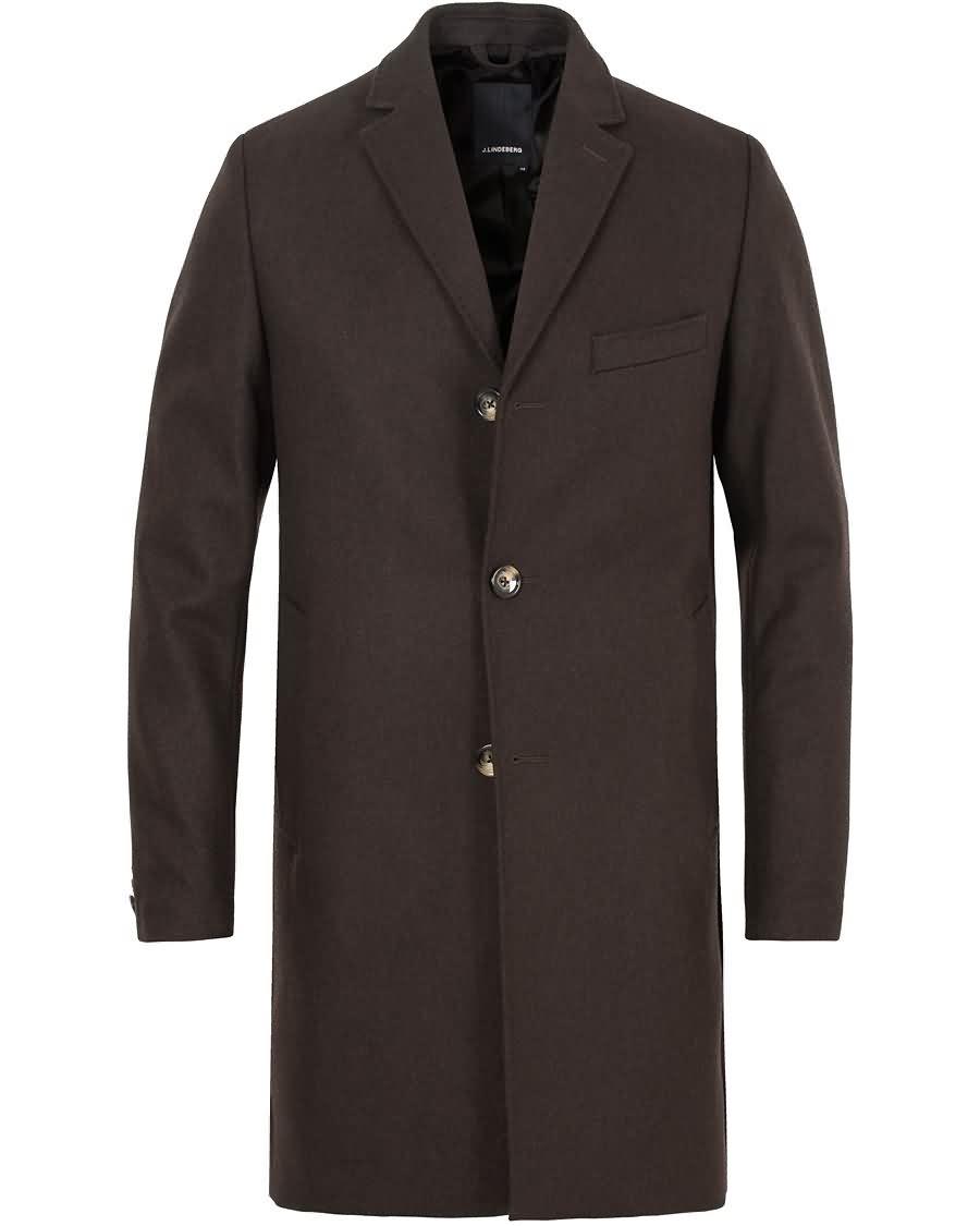 j.lindeberg wolger compact melton coat brown 2017 Moteklær jp7ta