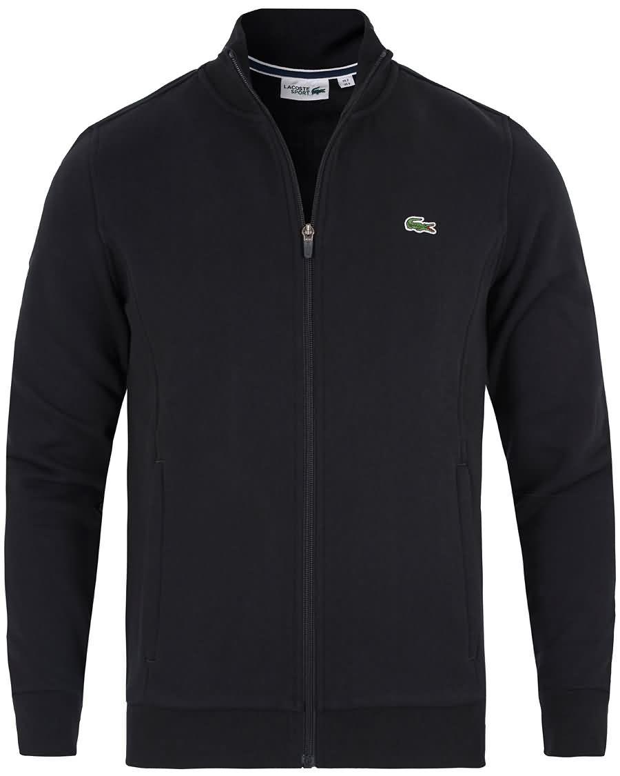 lacoste full zip sweater black Utløp Salg i9mq4