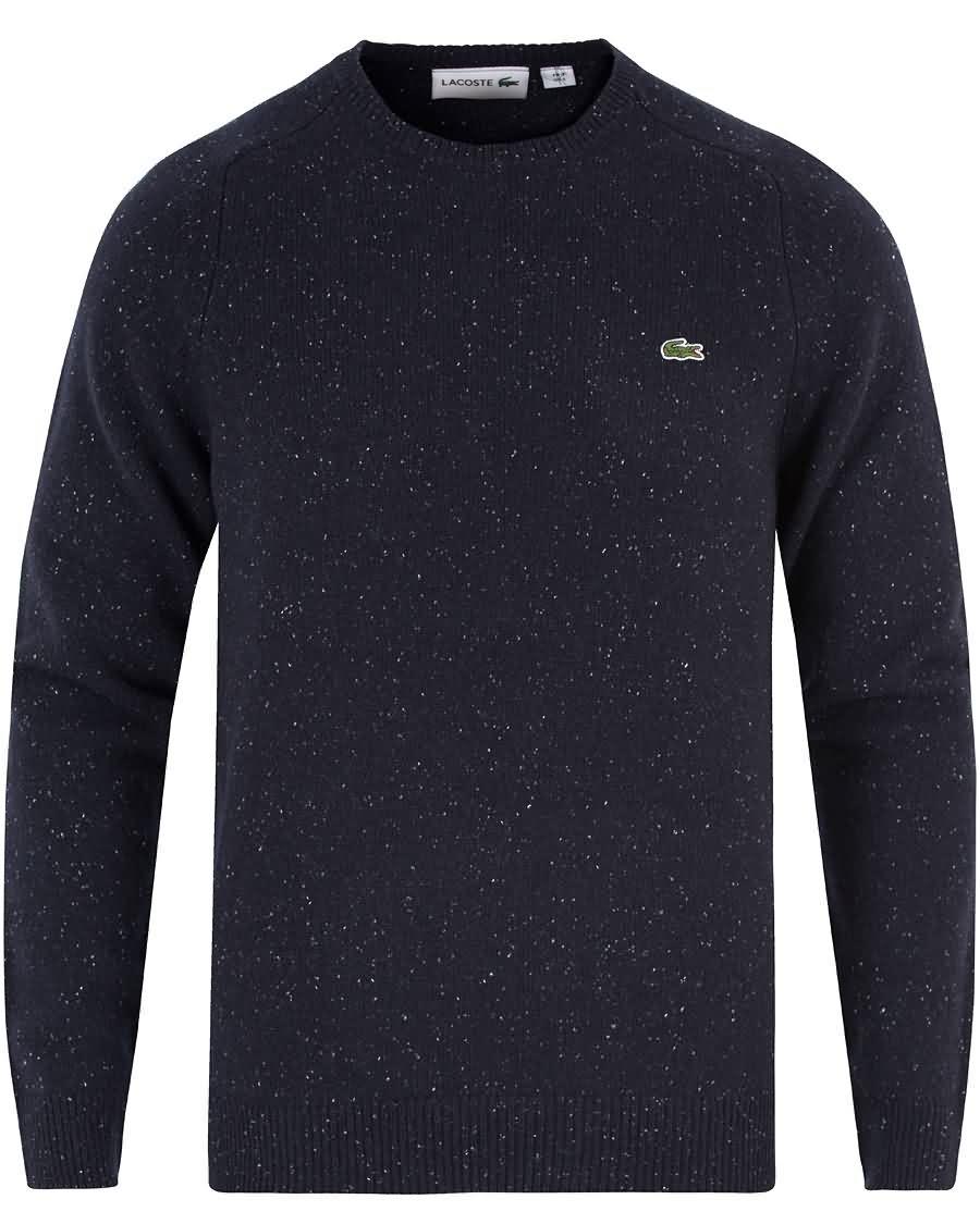 lacoste lambswool pullover donegal c-neck cosmoswhite Offizielle 4f2my