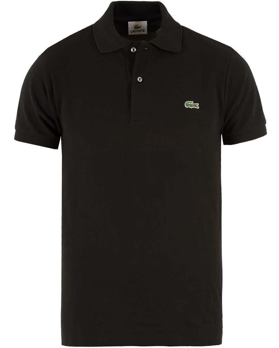 lacoste original polo piké black Slipp Engros i6rmn