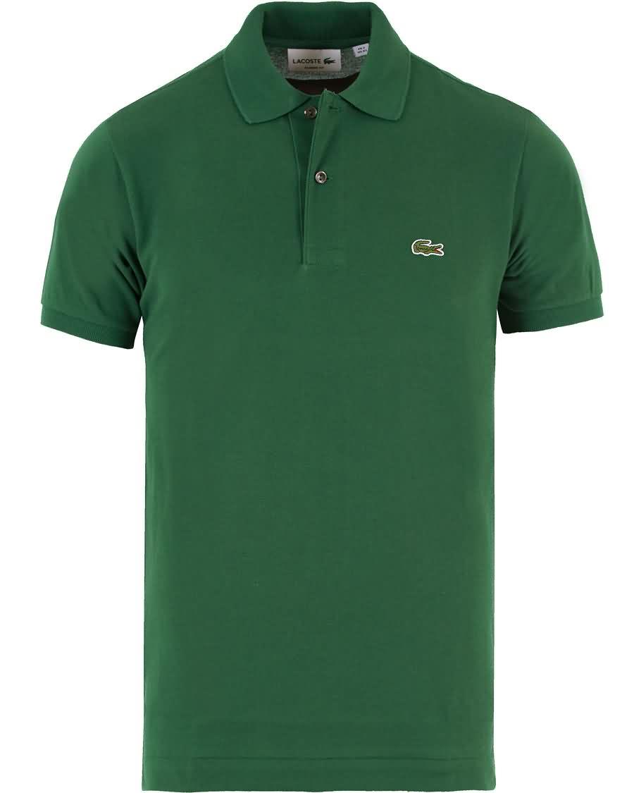 lacoste original polo piké green Orange Mot Ekte l8460