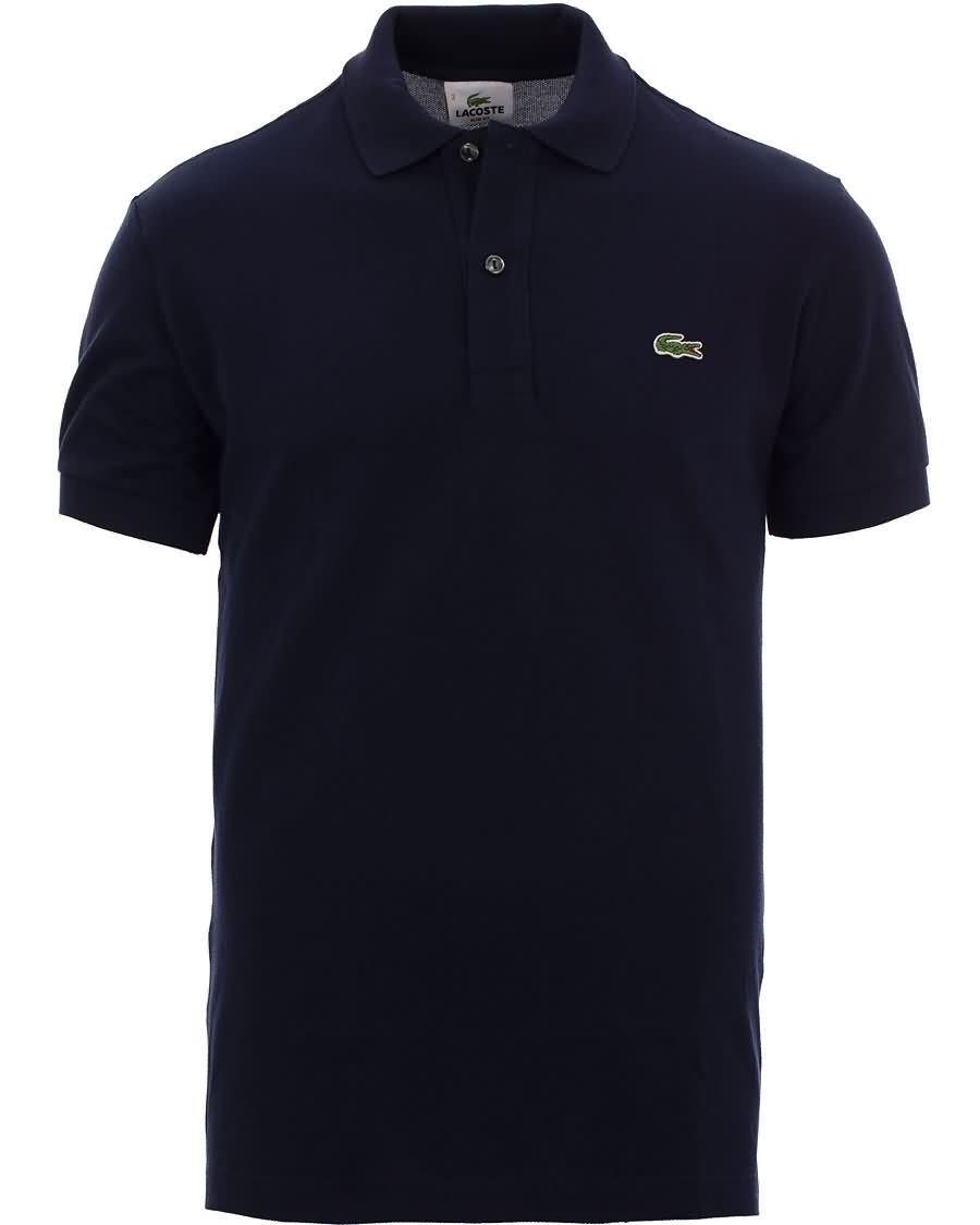 lacoste slim fit polo piké marine Lav Pris 2o637