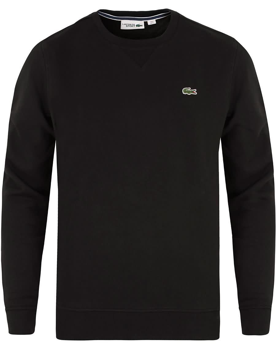 lacoste sweatshirt black Originale Butikker cuqb0