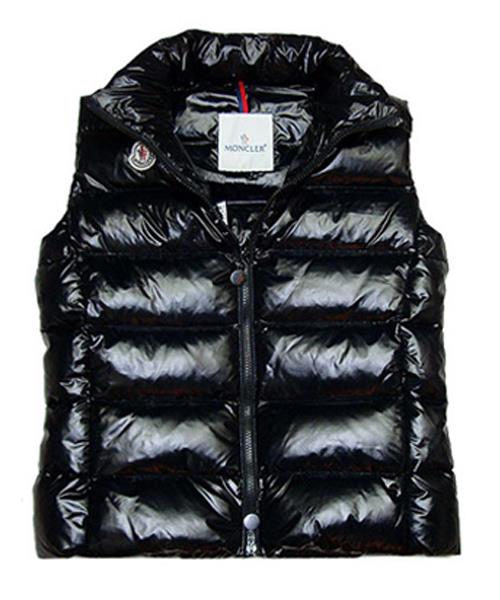 billige moncler ermer vest kvinner zip svart På Salg Rabatt g9l3i