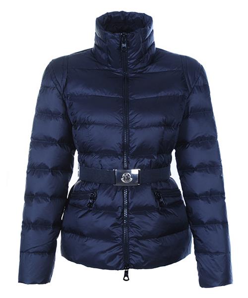 moncler adour euramerican stil kvinner jakker belt blå 2017 Moteklær iaou0