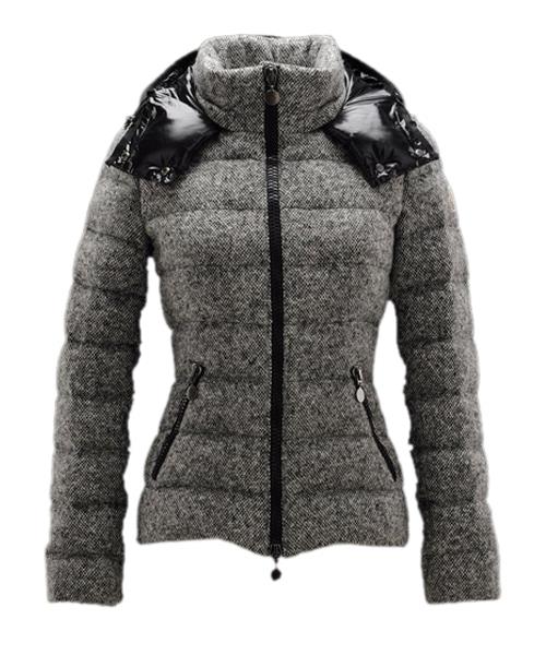 moncler astere smart casual jacket women zipper grå Lær Virksomhet kv6un